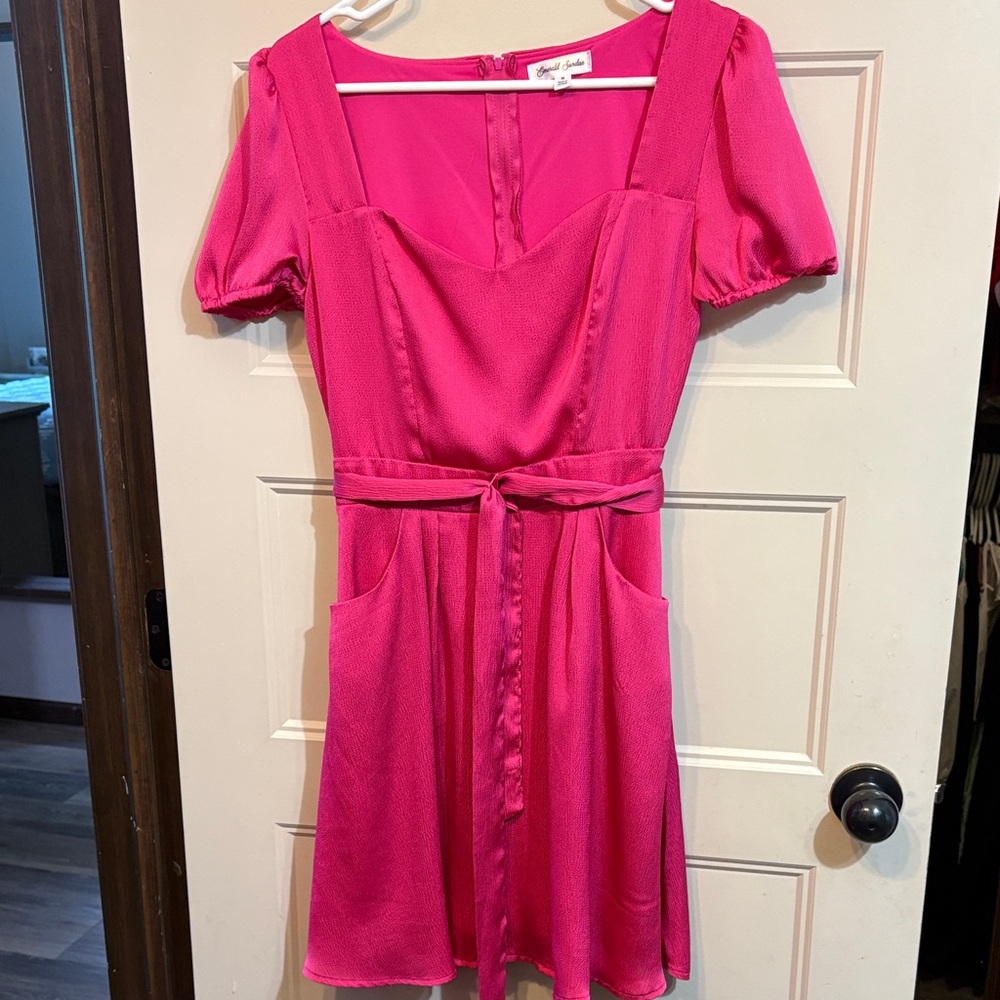 Emerald Sundae Short Sleeve Dress with Belt medium